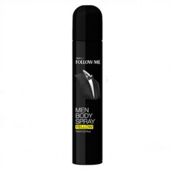 Follow Me Men Body Spray (Yellow) 75ml